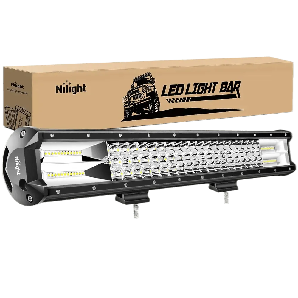 26 Inch 297W 29700LM Triple Row Spot Flood LED Light Bar