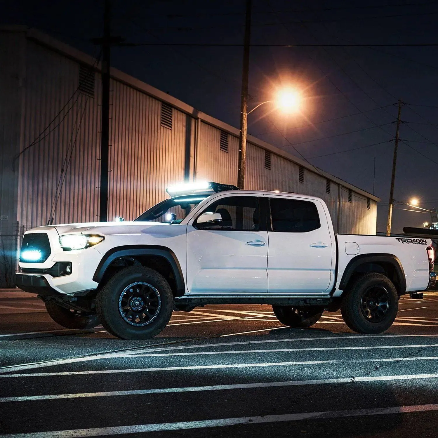 26 Inch 297W 29700LM Triple Row Spot Flood LED Light Bar