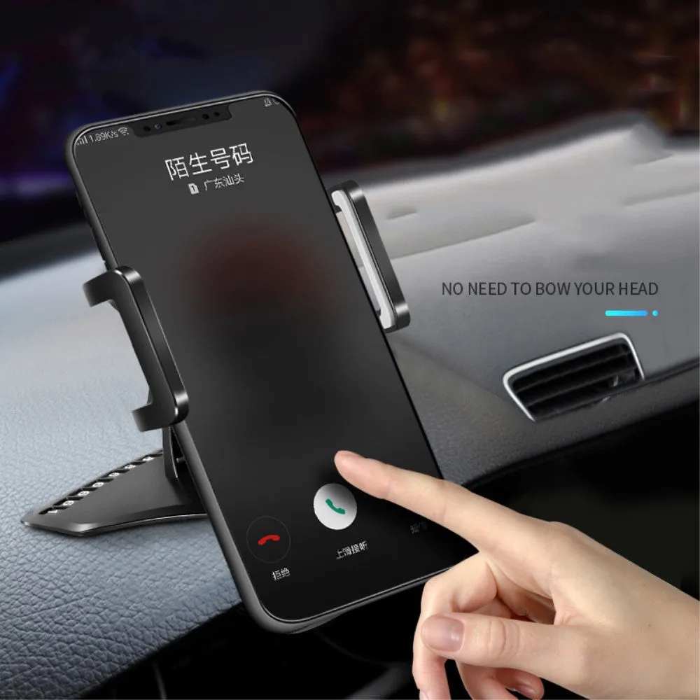 3 in 1 Car GPS Smartphone Holder: Dashboard / Visor Clamp   AC Grid Clip for Switel Sunny S52D - Black