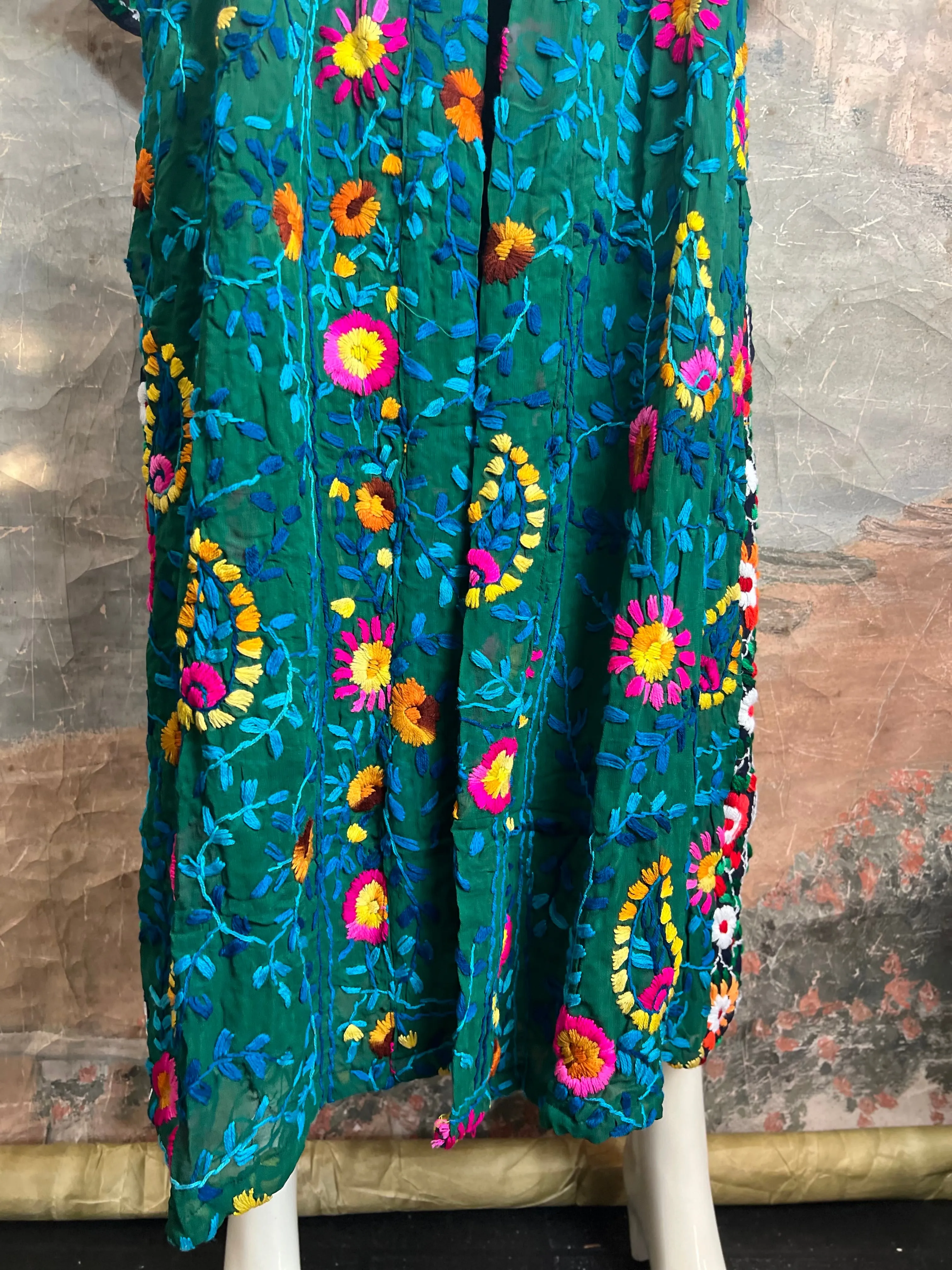 61424 The Garden Of Eden Duster-Navy/Jungle