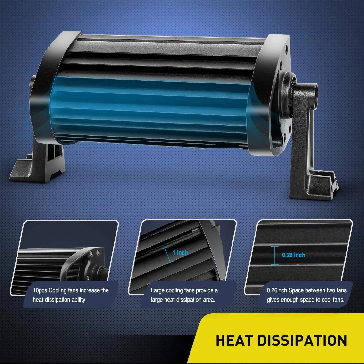 7 Inch 36W Double Row Spot LED Light Bar