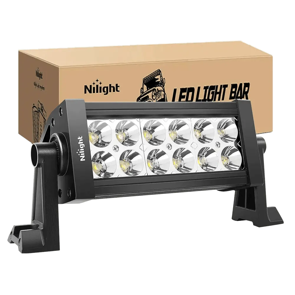 7 Inch 36W Double Row Spot LED Light Bar