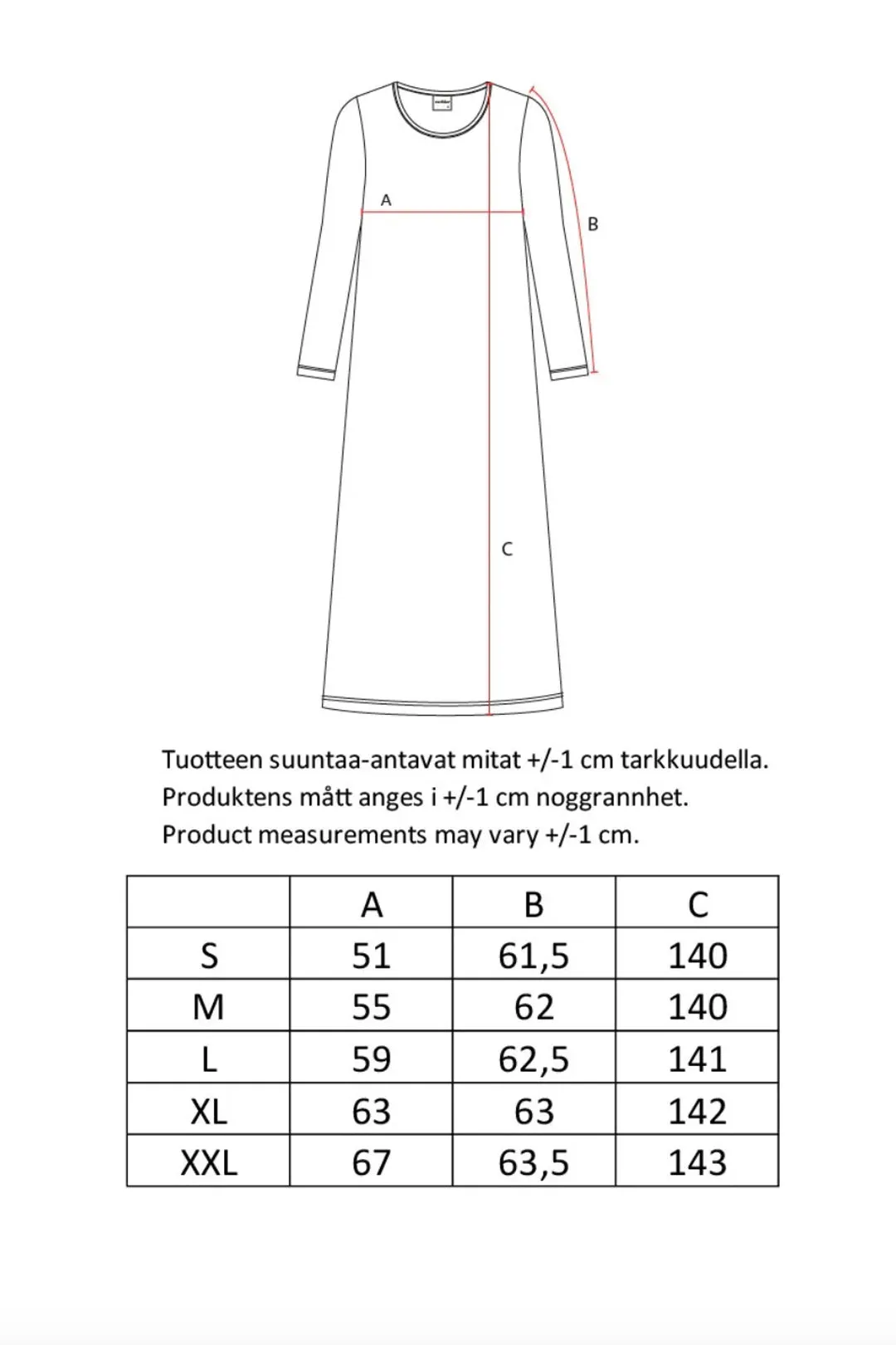 Aarikka Helmi Night Gown
