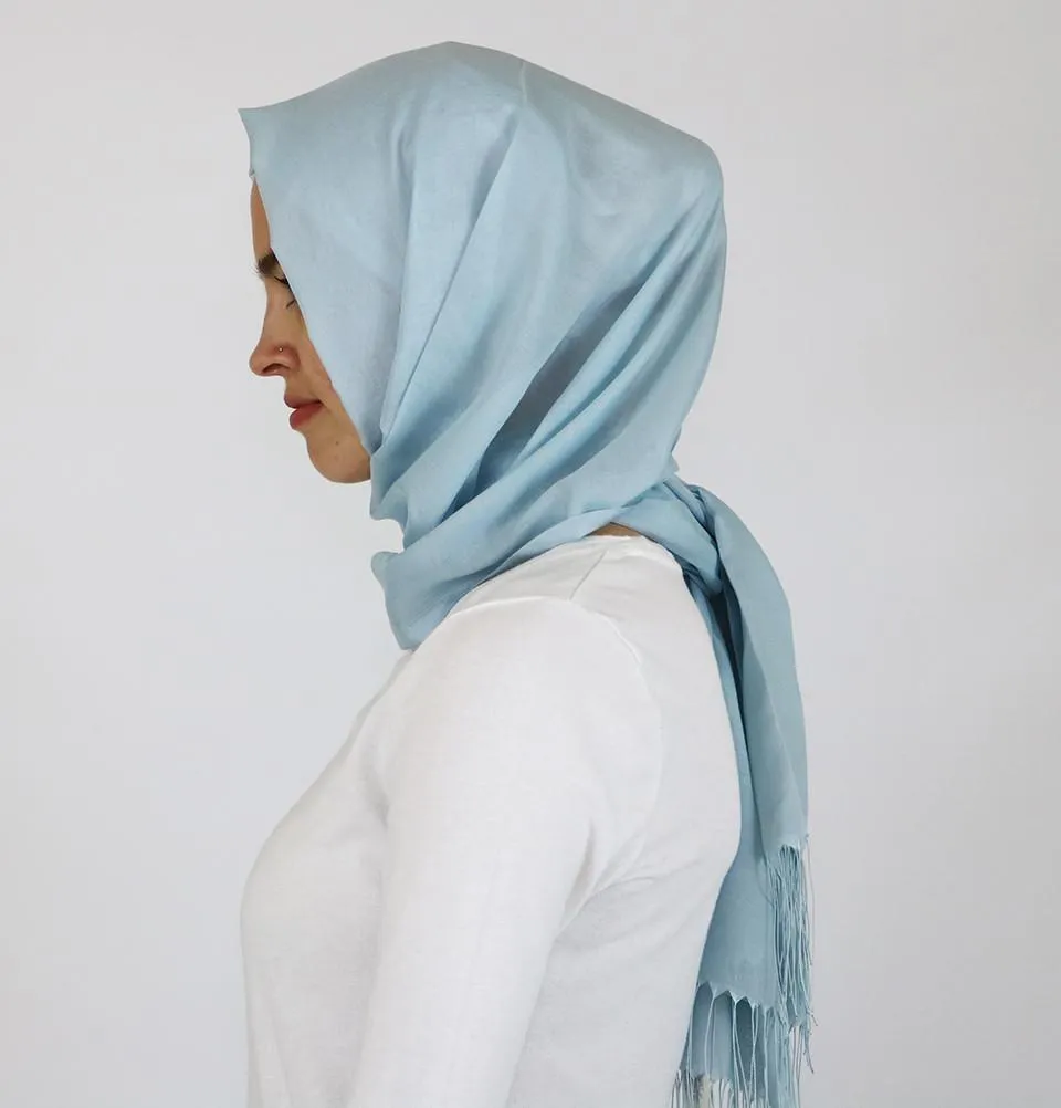 Aker Ince Hijab Shawl #351 Baby Blue