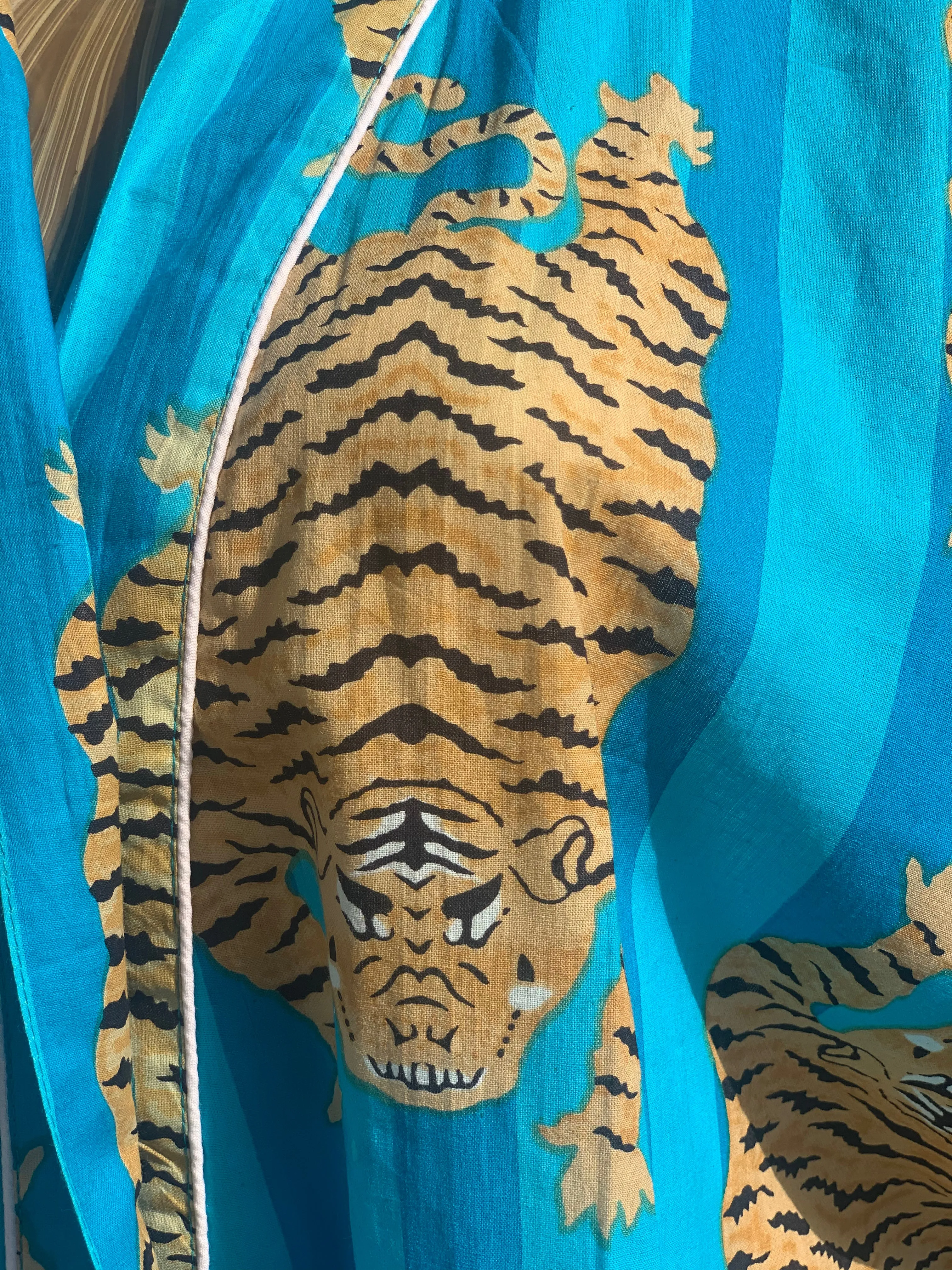 Beautiful kimono in happy organic cotton prints