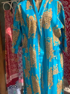 Beautiful kimono in happy organic cotton prints