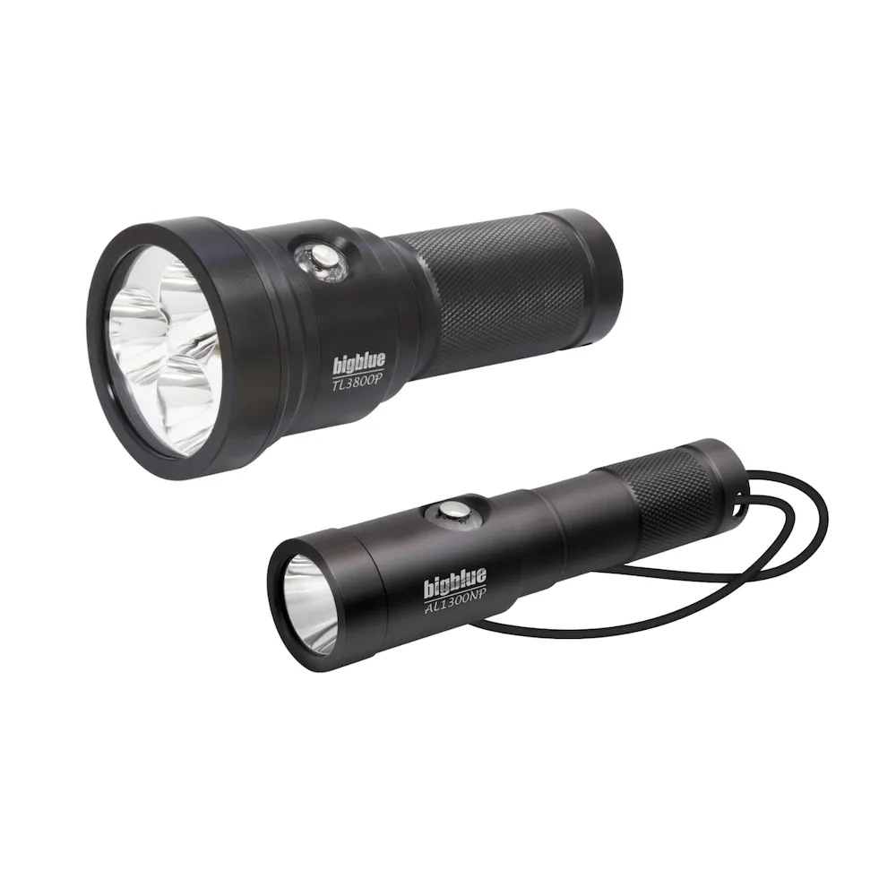 Bigblue Technical Diving Light Combo Pack: TL3800P   AL1300NP