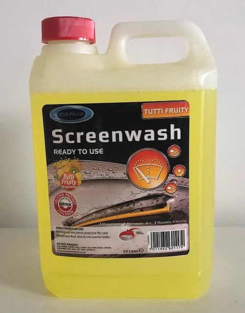 Chill Factor Tutti Fruity Screenwash 2.5L