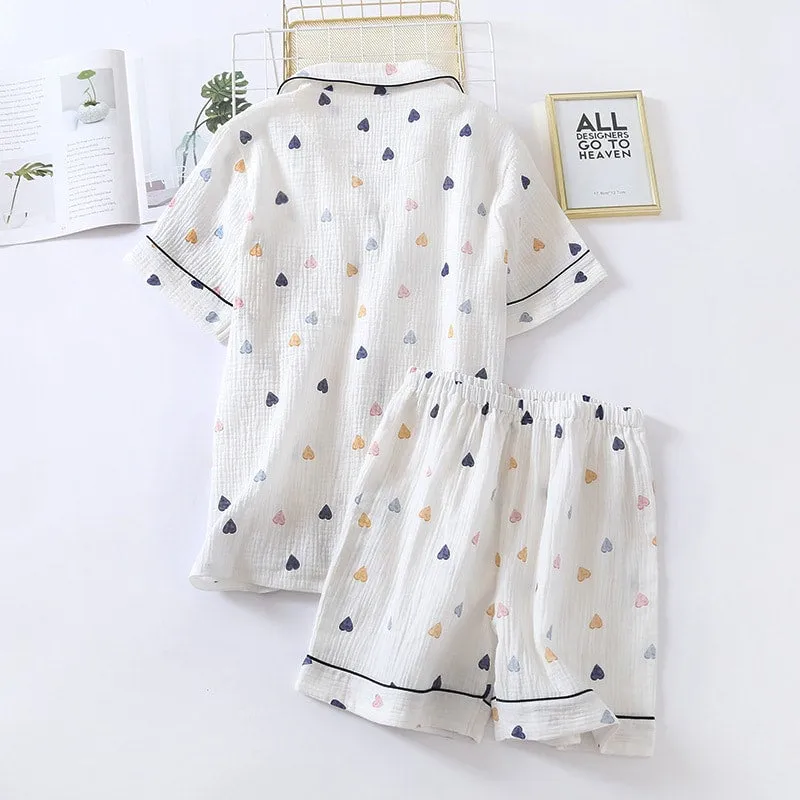 Cow Print Summer Pajamas