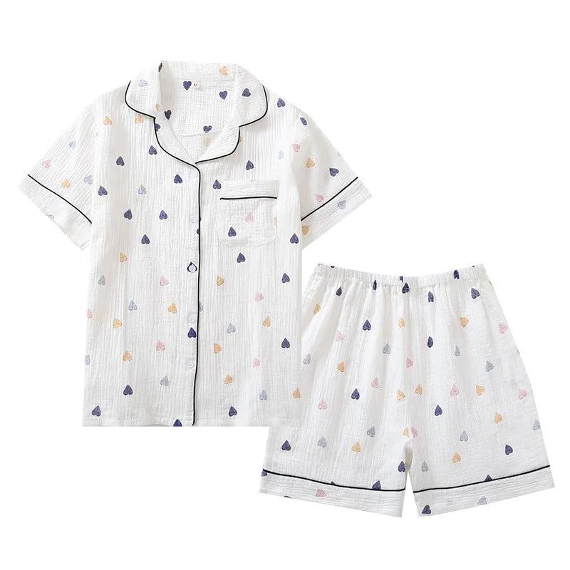 Cow Print Summer Pajamas