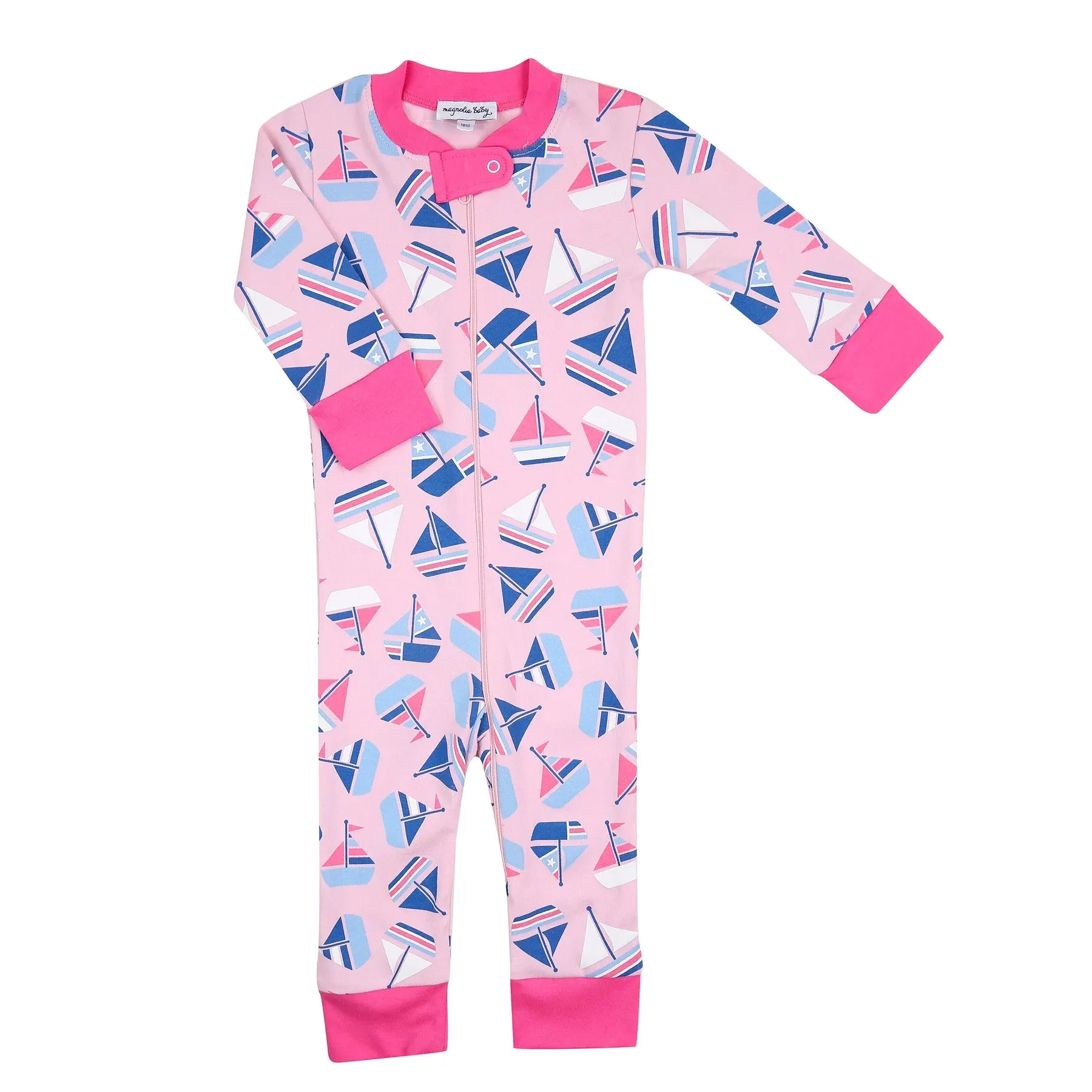 Magnolia Baby Set Sail Zipped Pajama