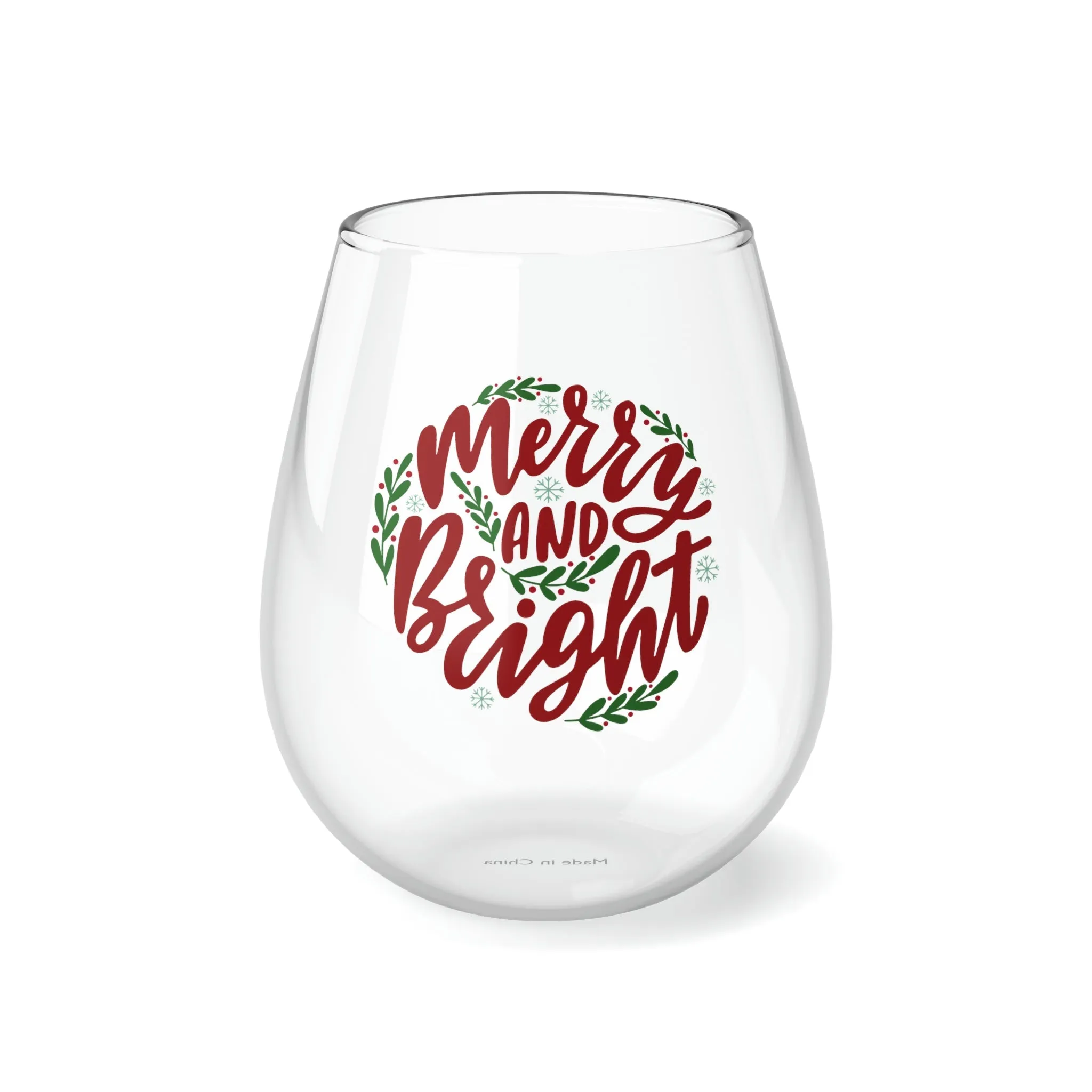 Merry & Bright Glass