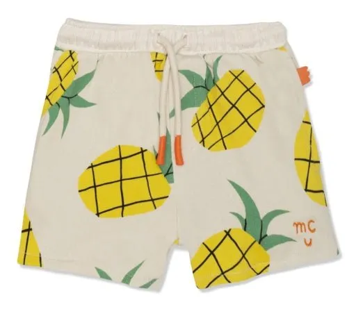 Mon Coeur Pineapple Cropped Girl Shorts