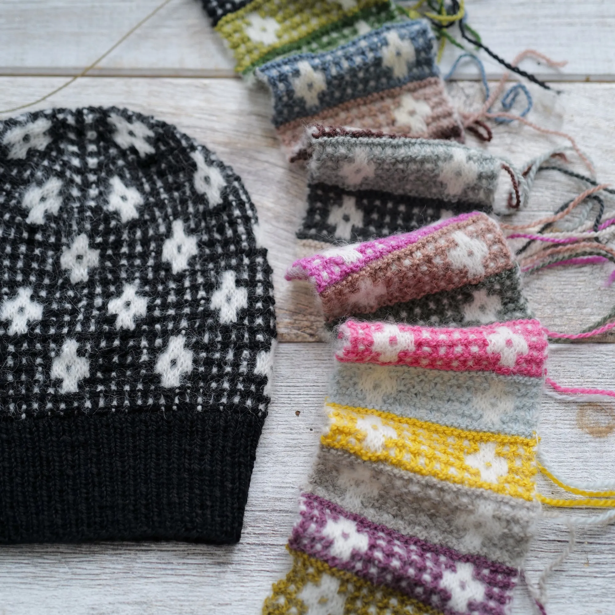 Pressed Flowers Hat by Amy Christoffers