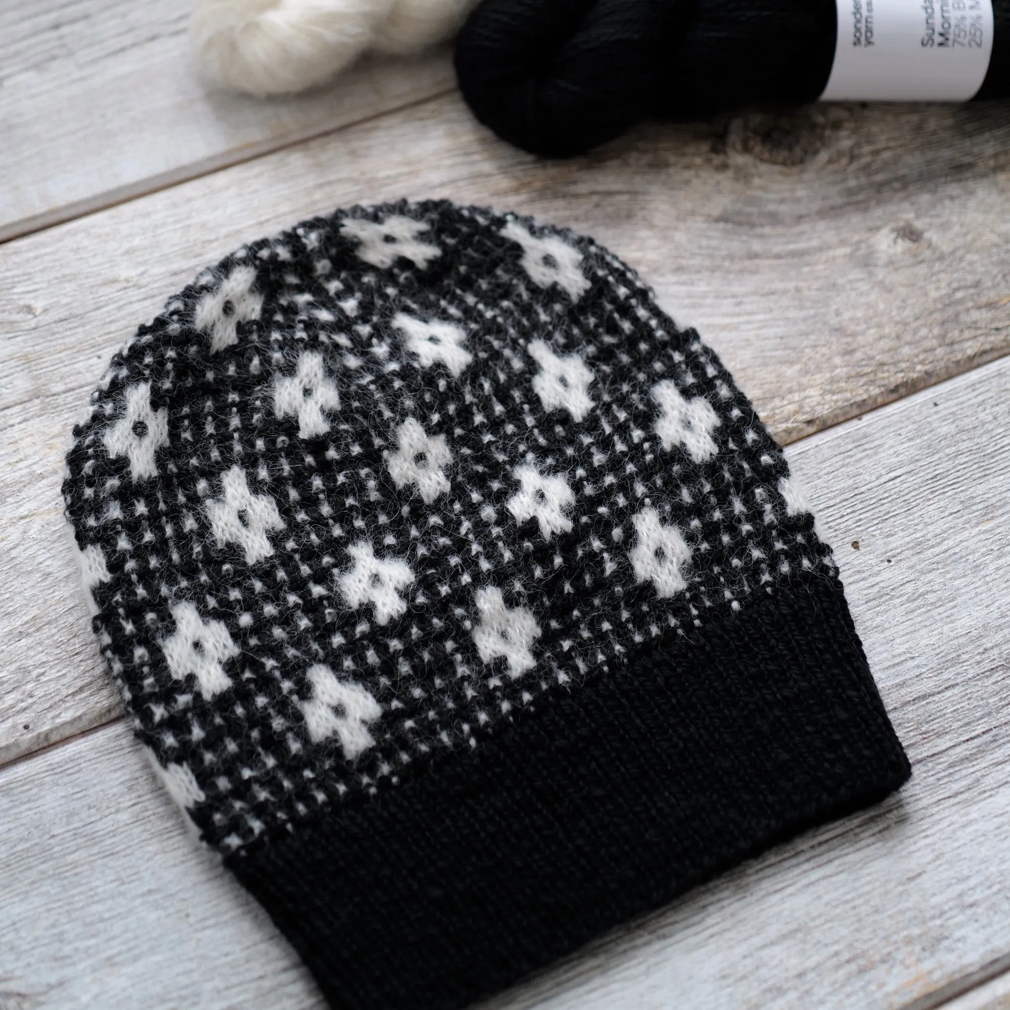 Pressed Flowers Hat by Amy Christoffers