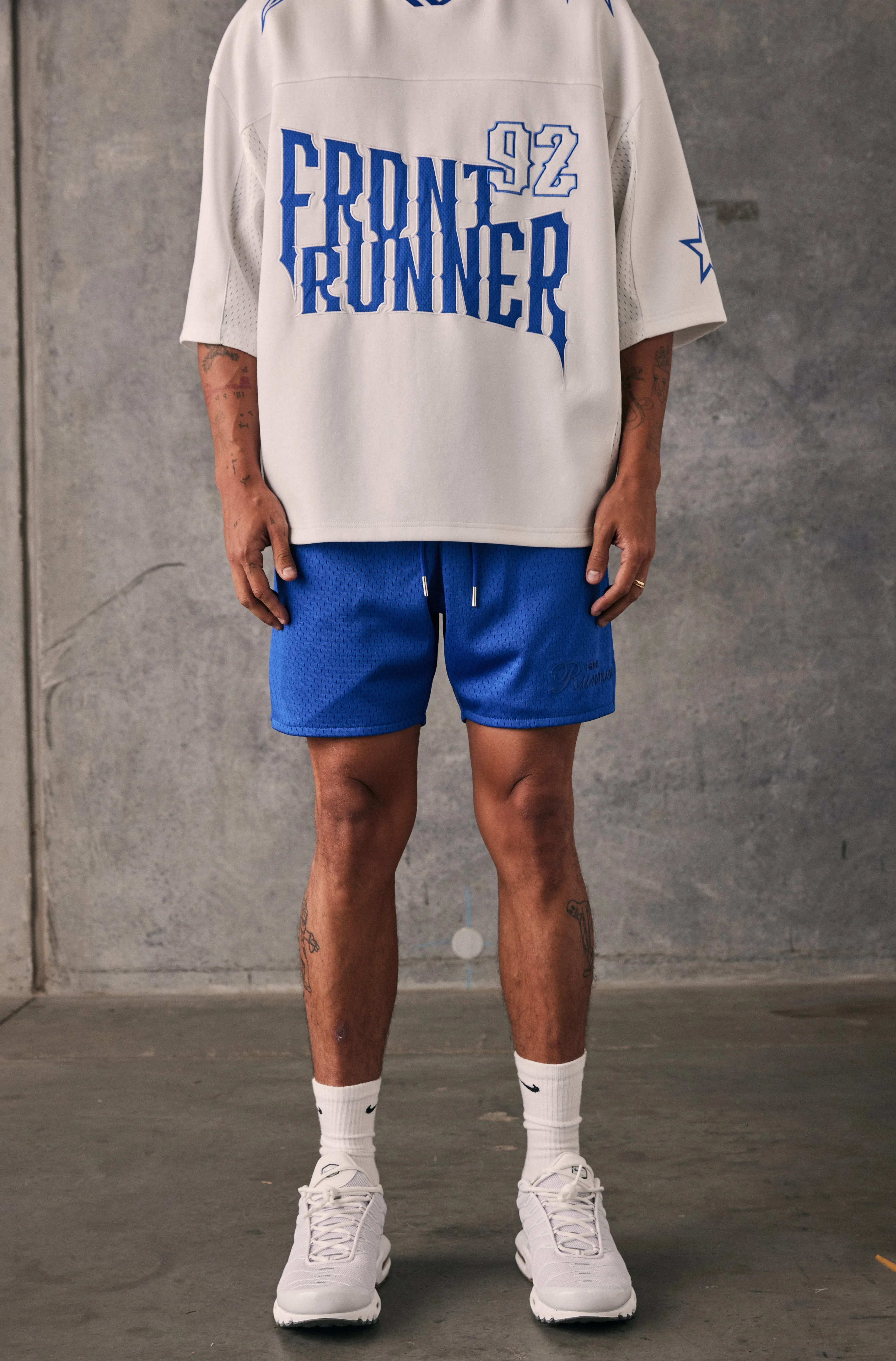 Staple Mesh Shorts - Cobalt