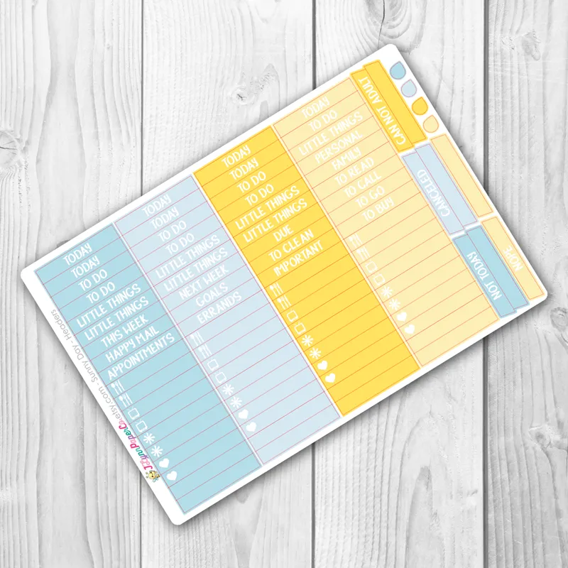 Sunny Day WEEKLY Kit
