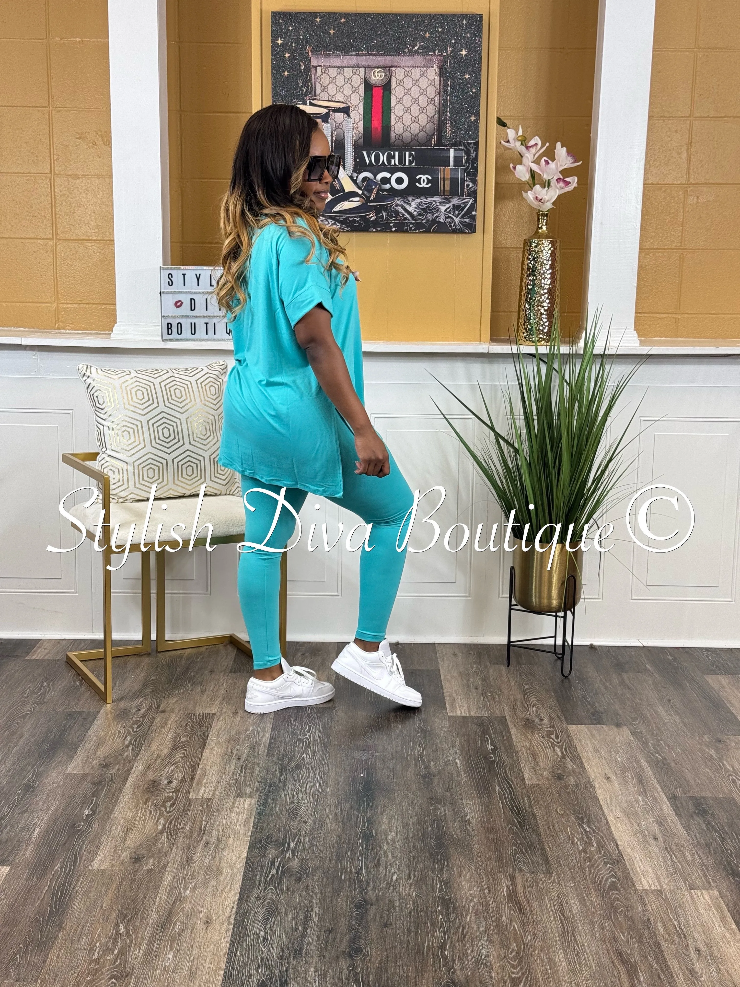 The Perfect Chill Set up to 3XL (Aqua Blue)