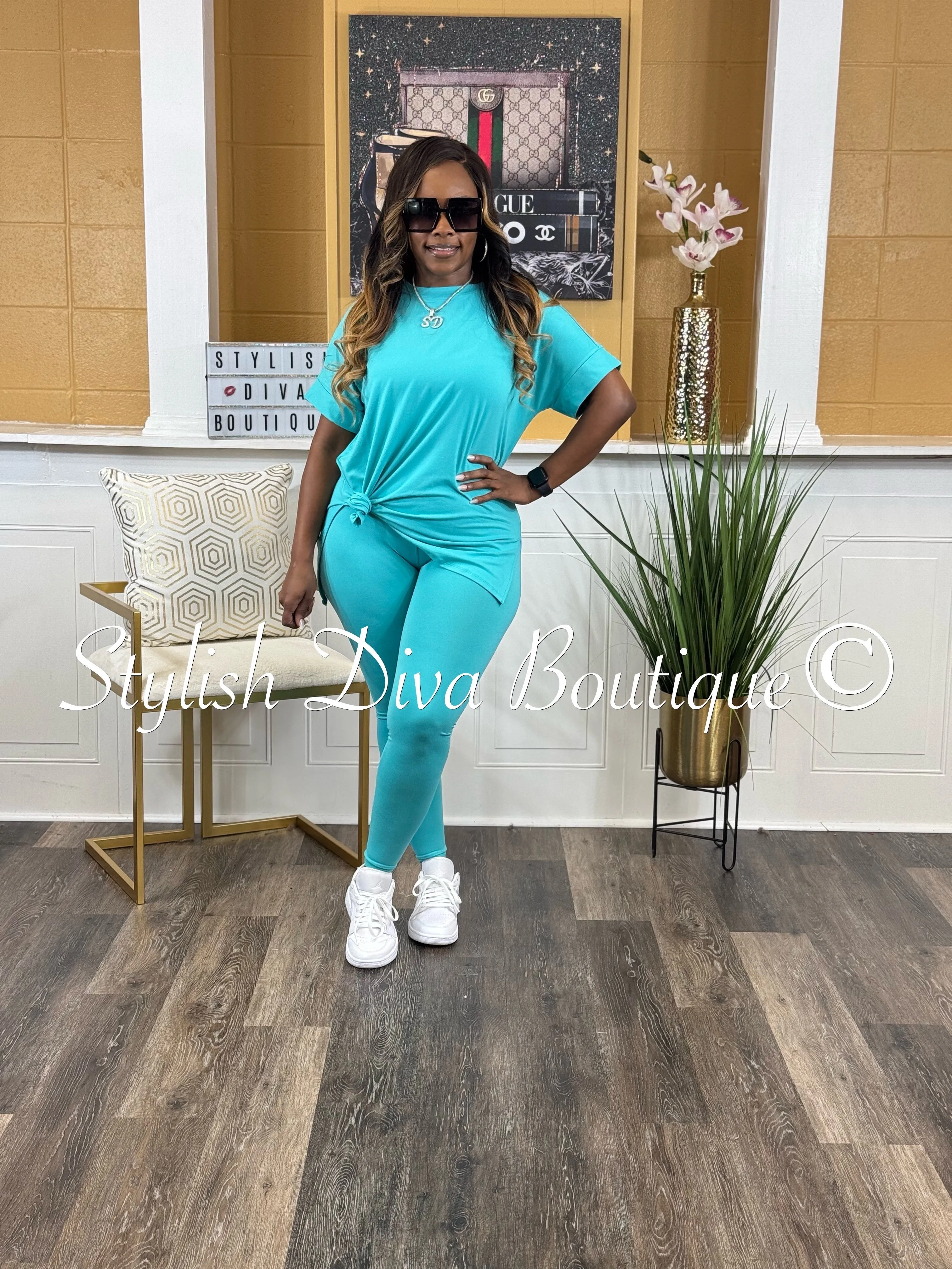 The Perfect Chill Set up to 3XL (Aqua Blue)