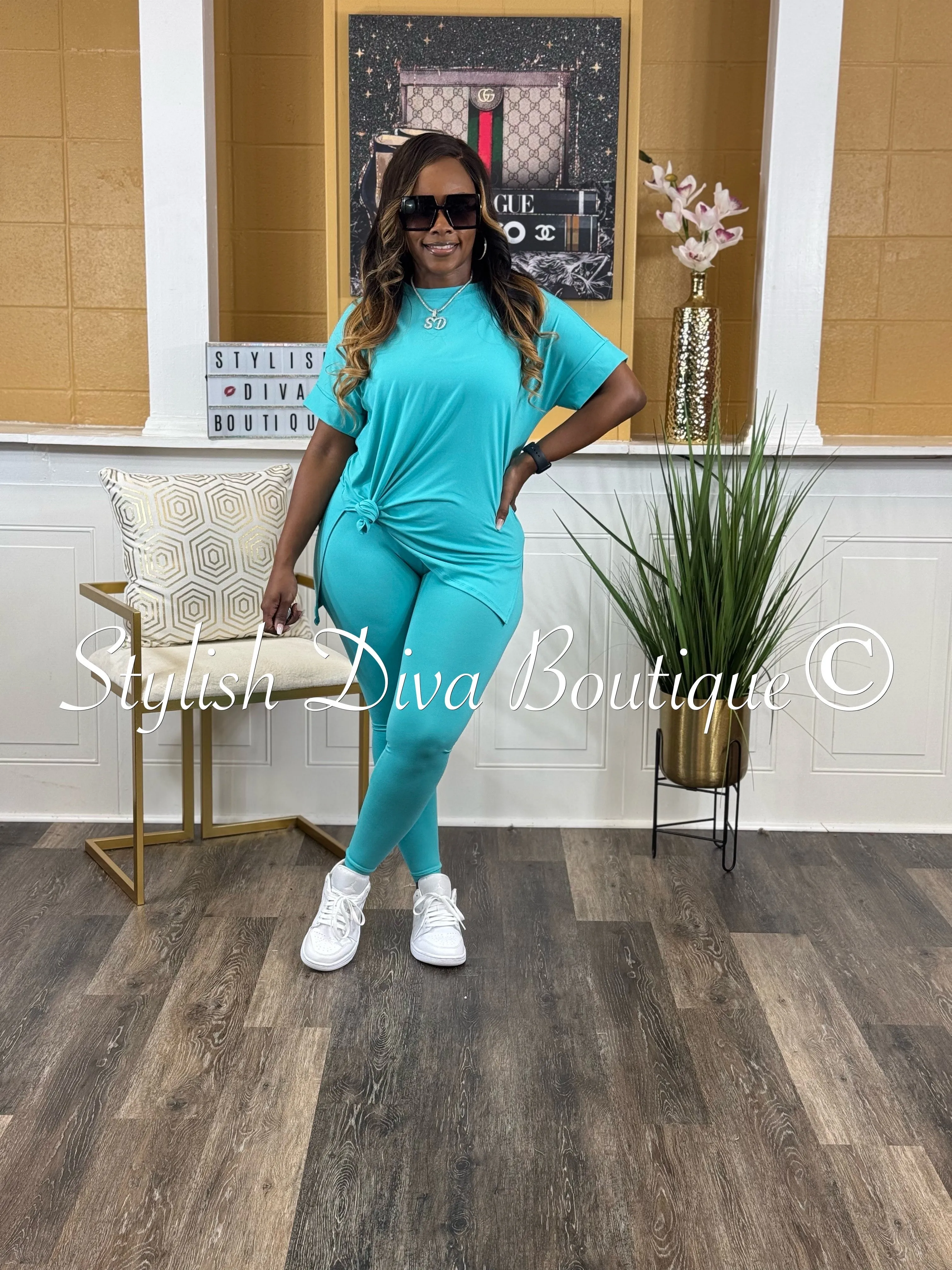 The Perfect Chill Set up to 3XL (Aqua Blue)
