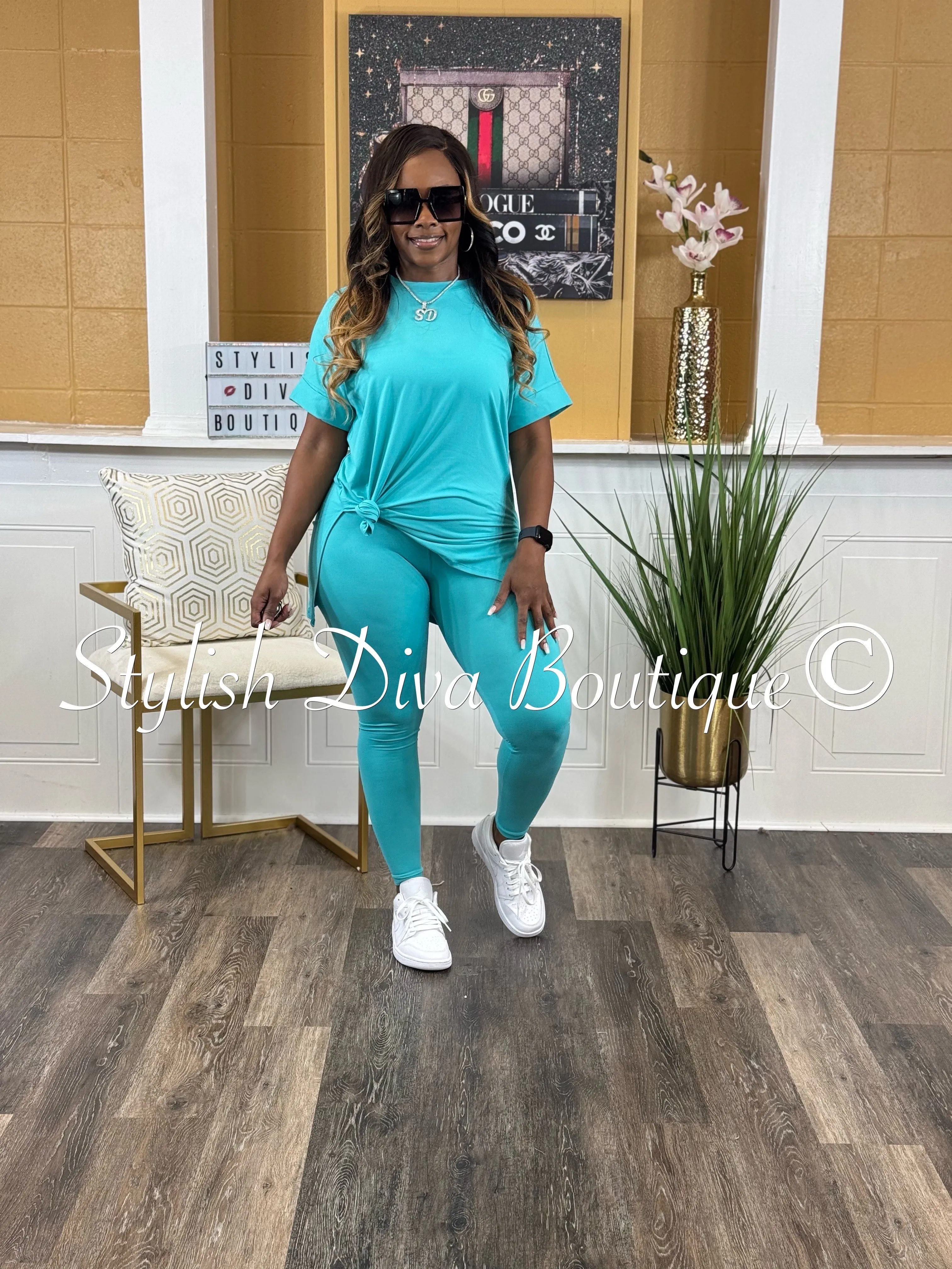 The Perfect Chill Set up to 3XL (Aqua Blue)