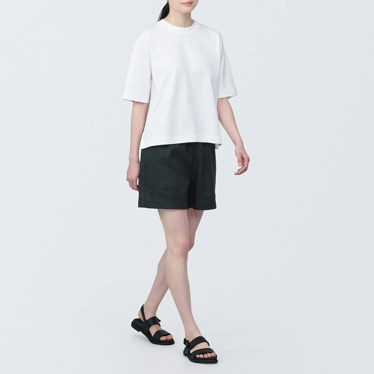 Washed Linen Shorts
