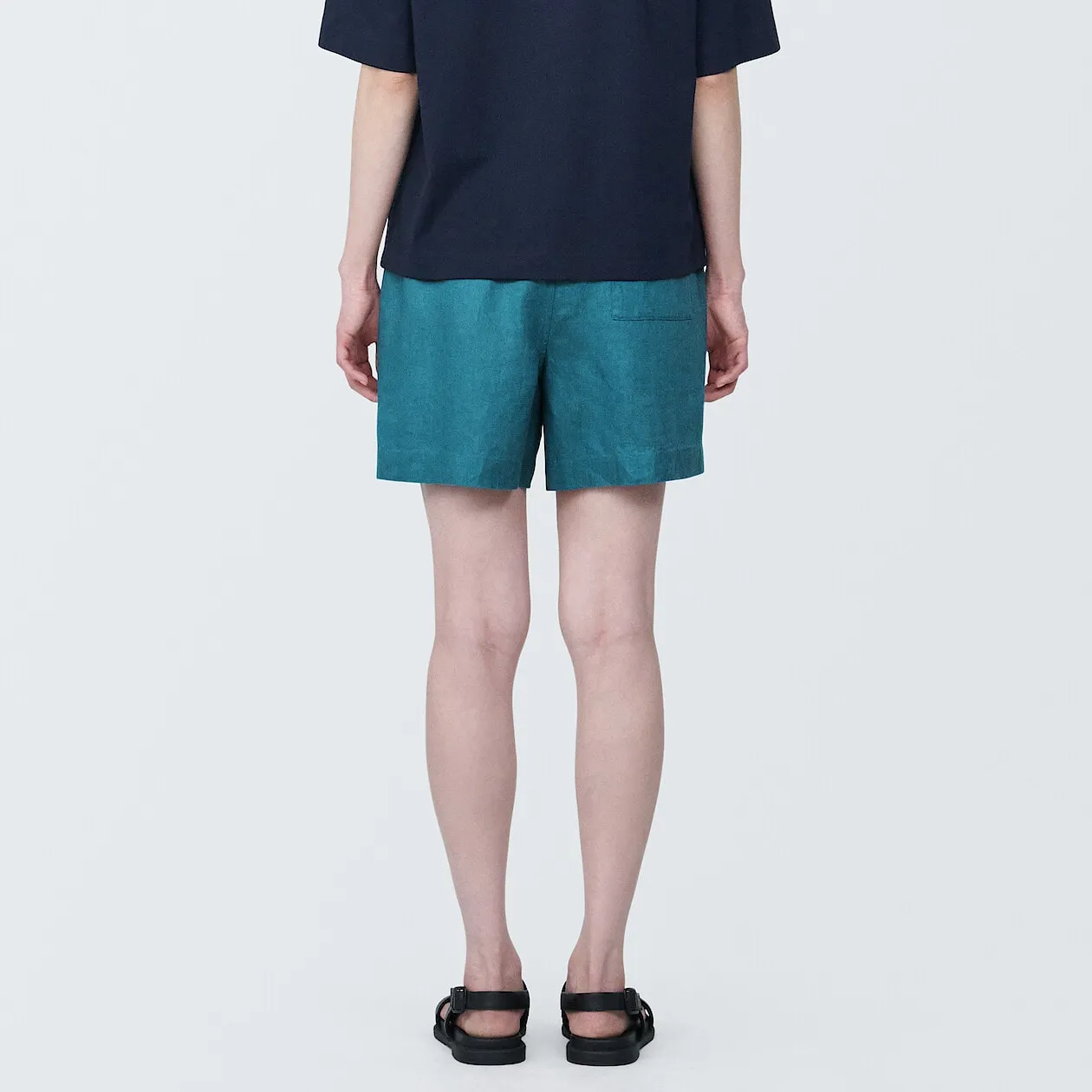 Washed Linen Shorts